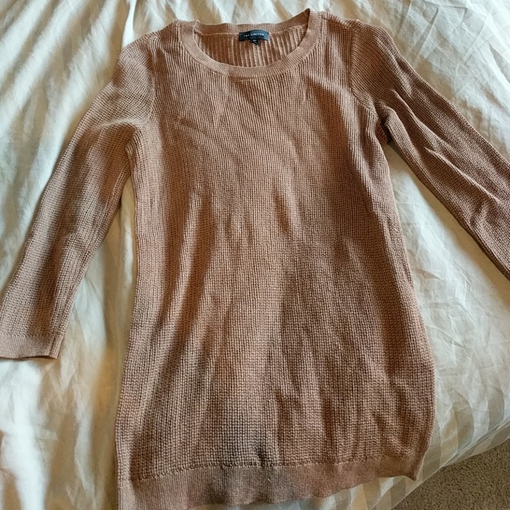 The Limited Tan Knit Sweater *Tall Size*